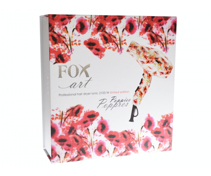 Profesionlny fn na vlasy Fox Art Poppies - 2100 W