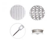 Ploch kefa s nylonovmi ostami Olivia Garden Ceramic + Ion XL Pro - 80 mm