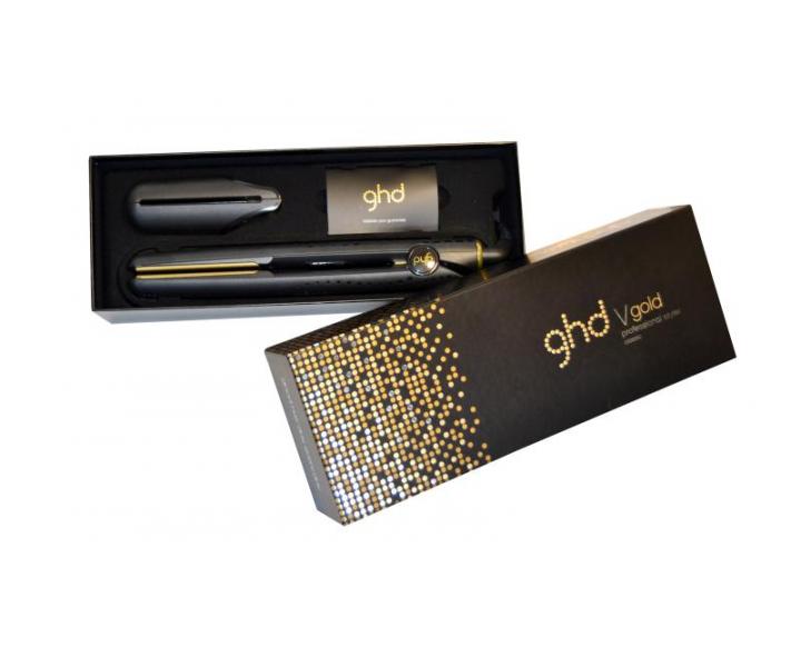 GHD �ehli�ka na vlasy Gold Classic styler - 25 mm, �ierna/zlat�