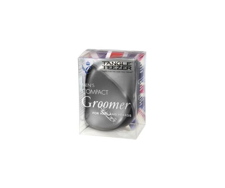 Pnska cestovna kefa Tangle Teezer Men 'Compact Groomer - ierna/siva