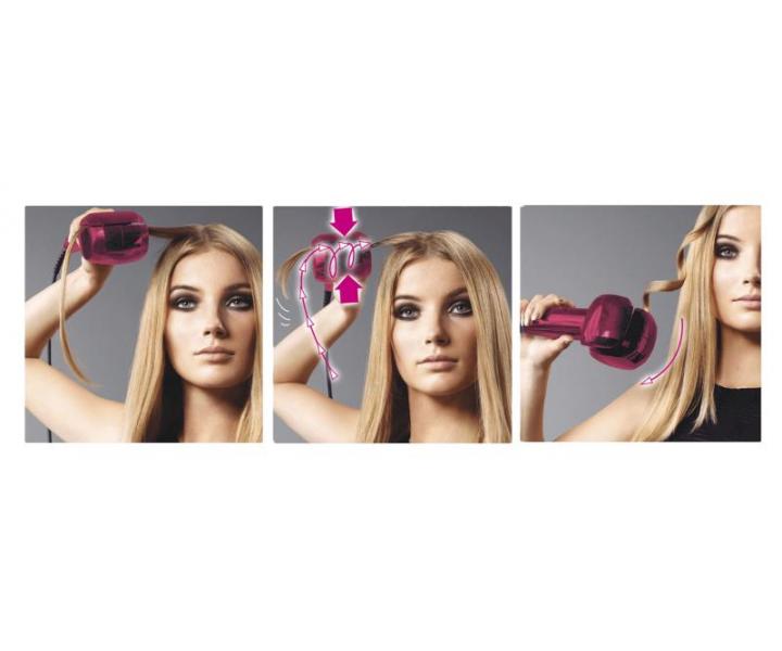 Kulma na vlasy BaByliss C903PE pre perfektn� lokne - ru�ov�