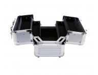 Profesionlny kaderncky a kozmetick kufor Eurostil Professional - strieborn