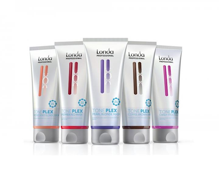 Maska na oivenie hnedch odtieov Londa Professional TonePlex Coffee Brown Mask - 200 ml