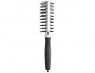 Obojstrann fkacia kefa na vlasy Olivia Garden 2in1 Essential Tunnel Silver - strieborn