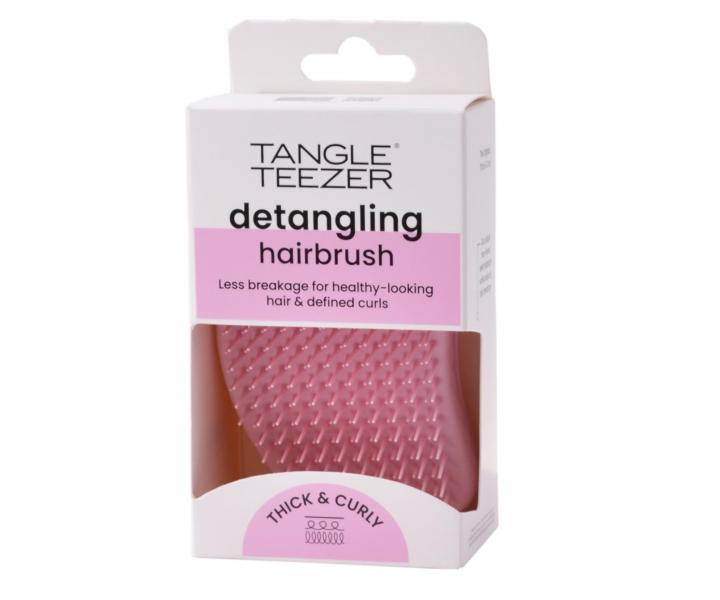 Kefa na rozesvanie hustch a kudrnatch vlasov Tangle Teezer Thick and Curly - svetlo ruov