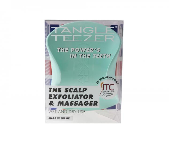Mas�na exfolia�n� kefa na poko�ku hlavy Tangle Teezer Scalp Brush Mint - tyrkysov�