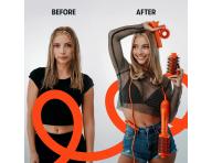 Multifunkn teplovzdun ionizan kefa na vlasy Freylish 4v1 Ionic Brush - 1200 W, oranov