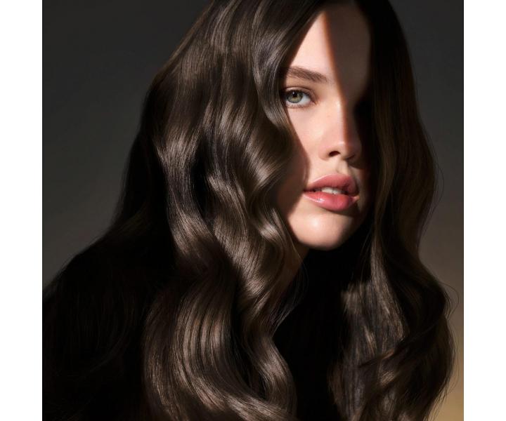 Farbiaca maska ​​na vlasy Neqi Glossing Hair Mask Dark Brown - 120 ml, tmavo hned�