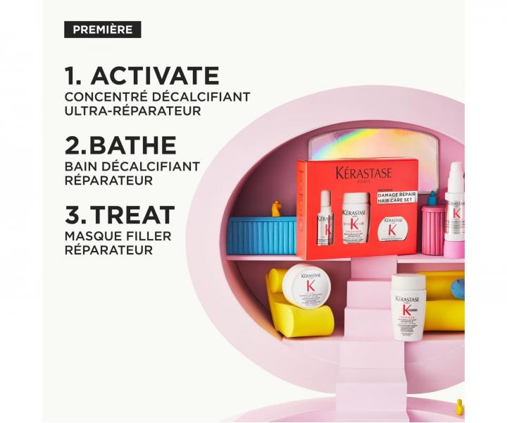 Dar�ekov� cestovn� sada na obnovu po�koden�ch vlasov K�rastase Premi�re Set For Damaged Hair