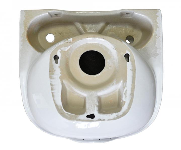 Barber umvadlo Bellazi - keramick, hranat biele