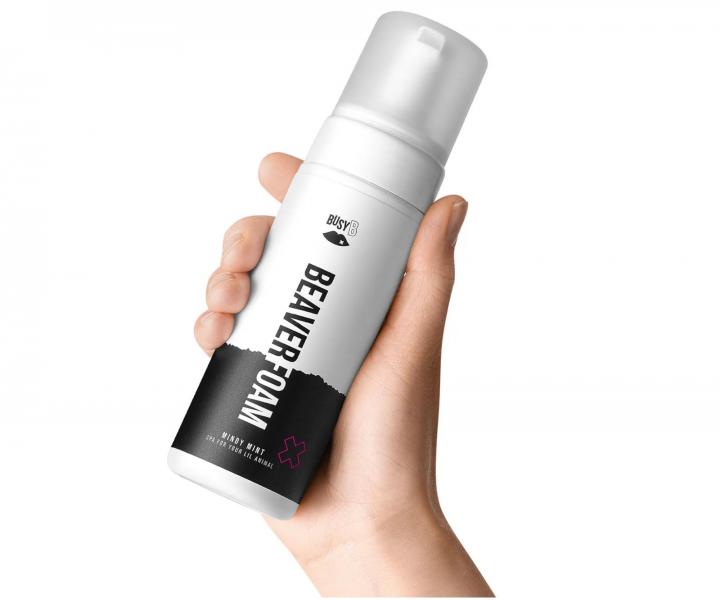 Chladiv intmna umvacia pena pre eny BusyB Beaver Foam Mindy Mint - 150 ml