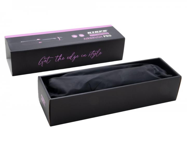 Ov�lna teplovzdu�n� kefa na vlasy Kiepe Professional Home Precision Airbrush Pro - 1200 W, �ierny