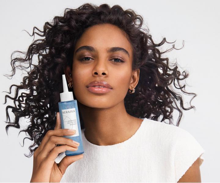 Hydratan oplachov esencia pre such a pokoden vlasy Kerasilk Hydrating Essence - 15 ml