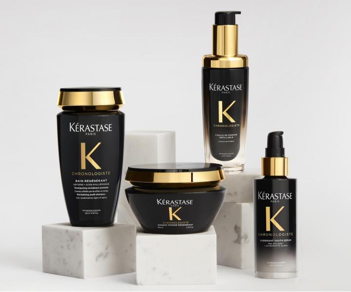 Revitaliza�n� hydrata�n� maska pre starn�ce vlasy K�rastase Chronologiste Masque Intense R�g�n�rant - 200 ml