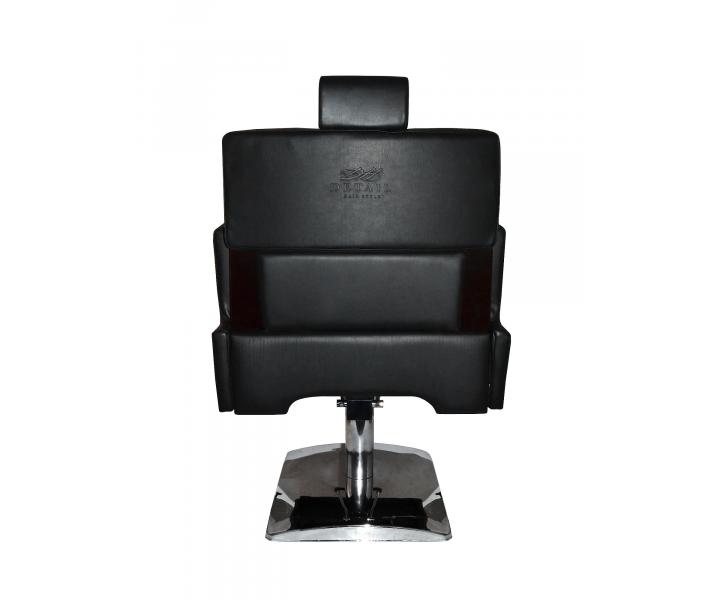 Kadern�cke Barber kreslo Detail Larry - �ierna - II. akos� - dierka v ko�enke, kriv� opierka chrbta