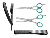 Sada profesionlnych kadernckych 5,5" a efilanch nonc 5,5" a britvy Eurostil Professional