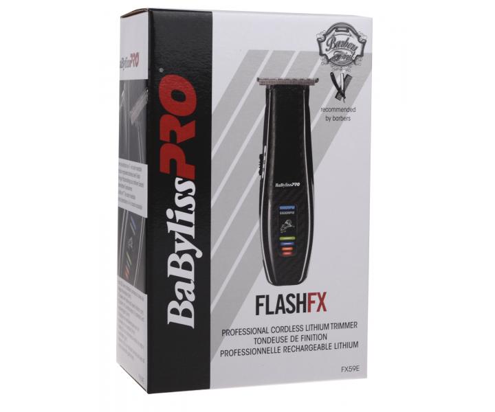 Profesionlny kontrovaci strojek BaByliss Pro Flash FX59E - akumultorov, ierny