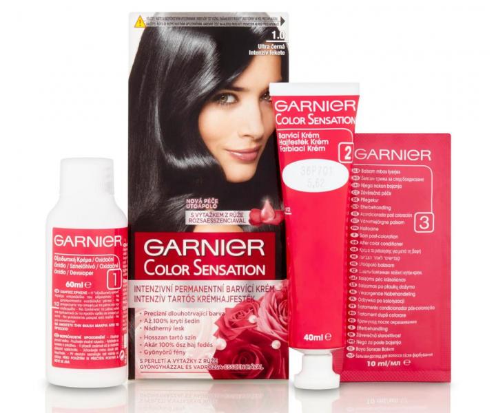 Permanentn farba Garnier Color Sensation 1.0 ultra ierna