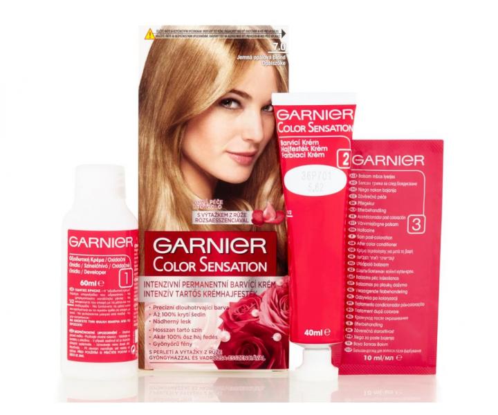 Permanentn farba Garnier Color Sensation 7.0 jemn oplov blond