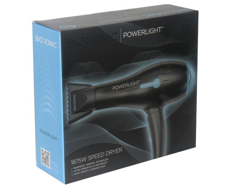 F�n na vlasy Bio Ionic Power Light - 1875 W, �ierny