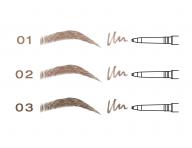 Vodeodoln ceruzka na oboie s kefkou RefectoCil Full Brow Liner - 03, tmavo hned