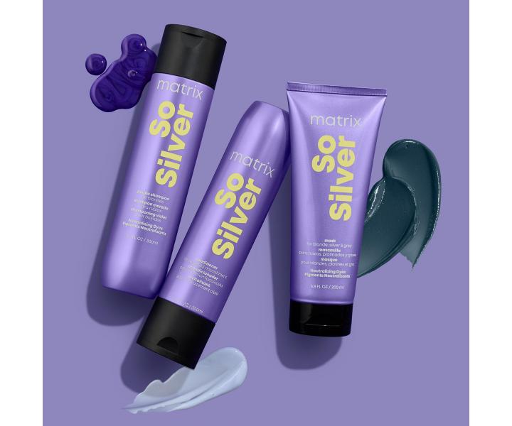 Starostlivos pre blond a melrovan vlasy Matrix So Silver - 300 ml