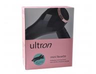 Cestovn fn na vlasy Ultron Mini Facette - ierny, 1000 W + klipsy do vlasov zadarmo