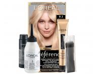 Permanentn farba Loral Prfrence 9.1 vemi svetl popolav blond