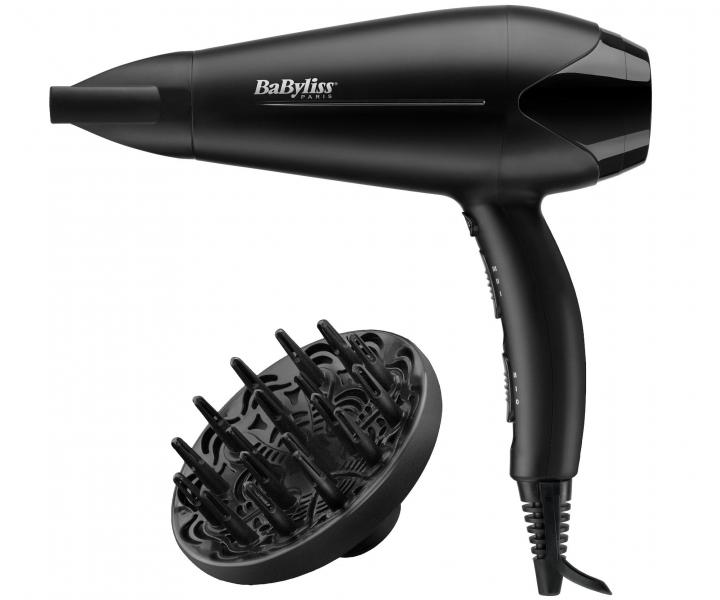 F�n na vlasy BaByliss D563DE Power Dry - 2100 W, �ierny