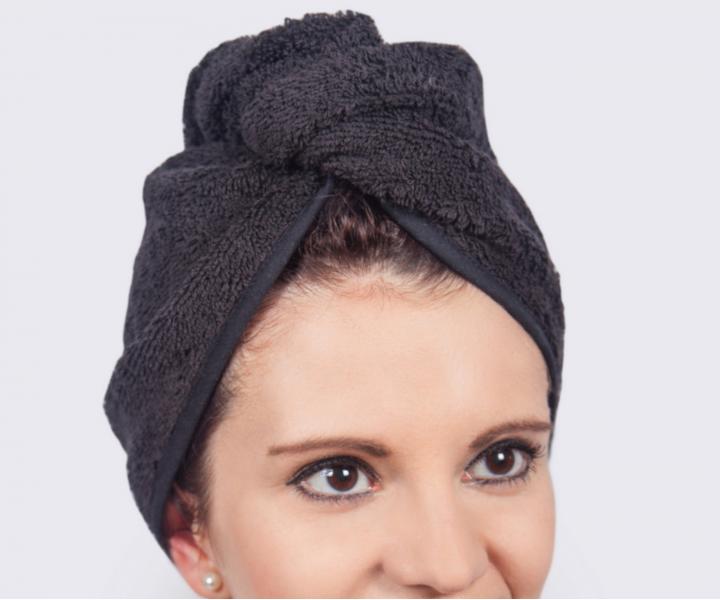 Turban na vlasy MaryBerry Oriental Beauty - ierny