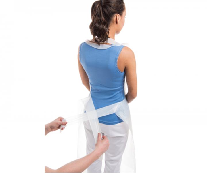 Jednorazov zstera Sibel - biela, 125 x 75 cm, 100 ks