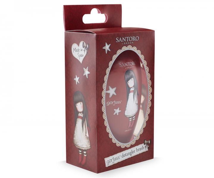 Rozesvacia kefa na vlasy Dessata Santoro - erven