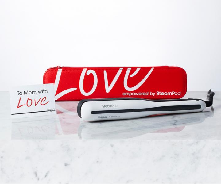 Parn ehlika na vlasy Loral SteamPod 3.0 - biela+puzdro na ehliku Loral SteamPod ZADARMO