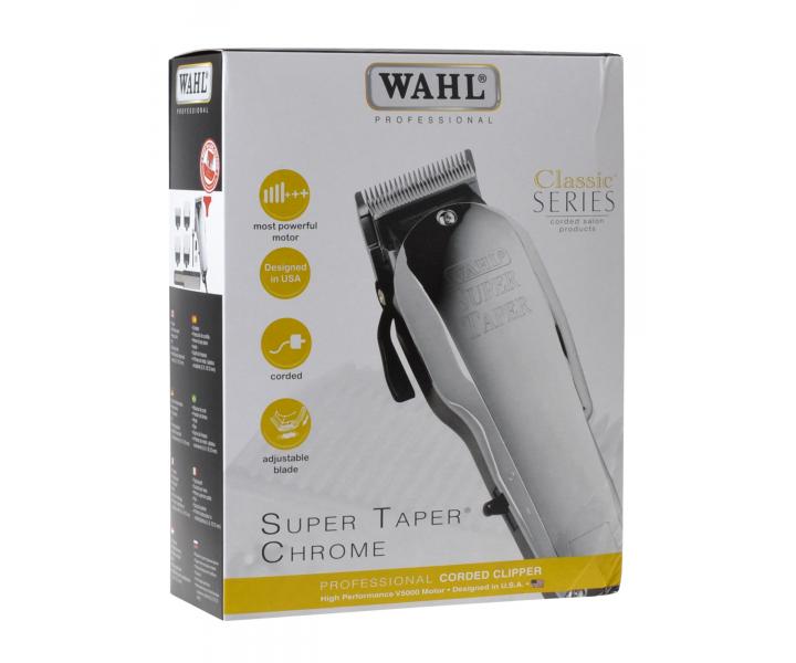 Profesionlny strojek na vlasy Wahl Chrom Super Taper 4005-0472 - rozbalen, pouit