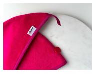 Turban na vlasy MaryBerry Raspberry Splash - ruov