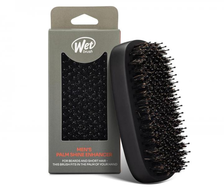 Kefa na vlasy a fzy Wet Brush Mens Palm Shine Enhancer - ierna