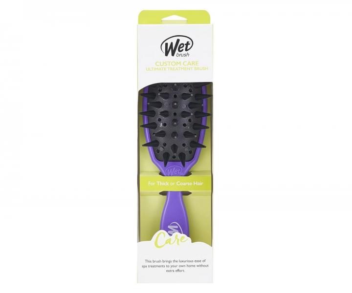 Kefa na rozesvanie mokrch vlasov Wet Brush Custom Care - fialov