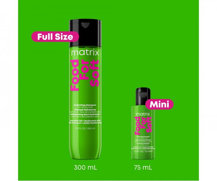 Hydrata�n� �amp�n pre such� vlasy Matrix Food For Soft Hydrating Shampoo - 75 ml