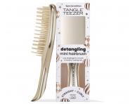 Cestovn� kefa na roz�es�vanie vlasov Tangle Teezer Ultimate Detangler Mini Chrome Champagne Gold - metalick� zlat�
