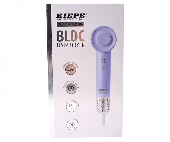 F�n na vlasy Kiepe Professional Home Precision BLDC Hair Dryer - 1100 W, fialov� + kefa Kiepe zadarmo