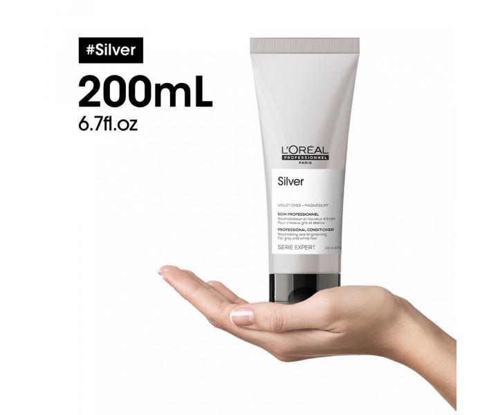 Neutralizan starostlivos na ediv a biele vlasy Loral Professionnel Serie Expert Silver - 200 m