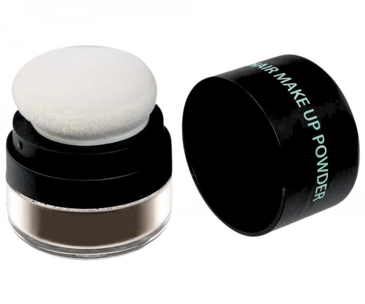 P�der na zakrytie odrastov a �ed�n Sibel Hair Make-up Powder - tmavo hned�, 3 g