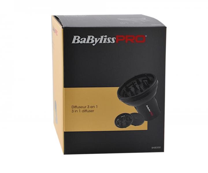 Univerzlny difuzr pre fny BaByliss Pro - ierny, 3 nstavce