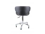 Taburet na koliesk�ch SilverFox 70083, �ierny