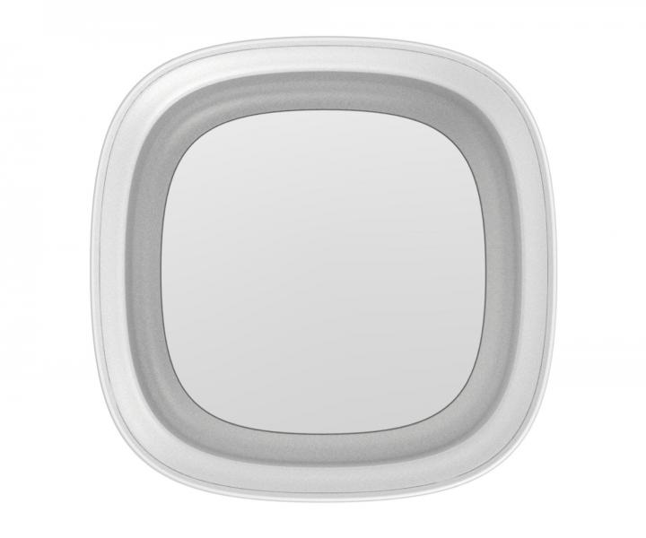 Cestovn� kefa na vlasy so zrkadielkom Laifen Air Silver - strieborn�