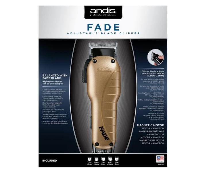 Strihac strojek na vlasy Andis Fade 66375
