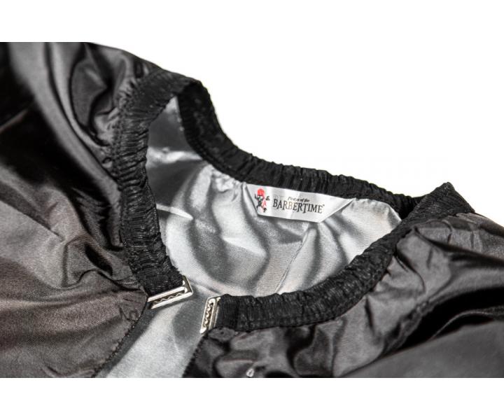 Pnska pltenka na strihanie vlasov a fzov Pirates of the Barbertime Crystal Barber Cape - ierna