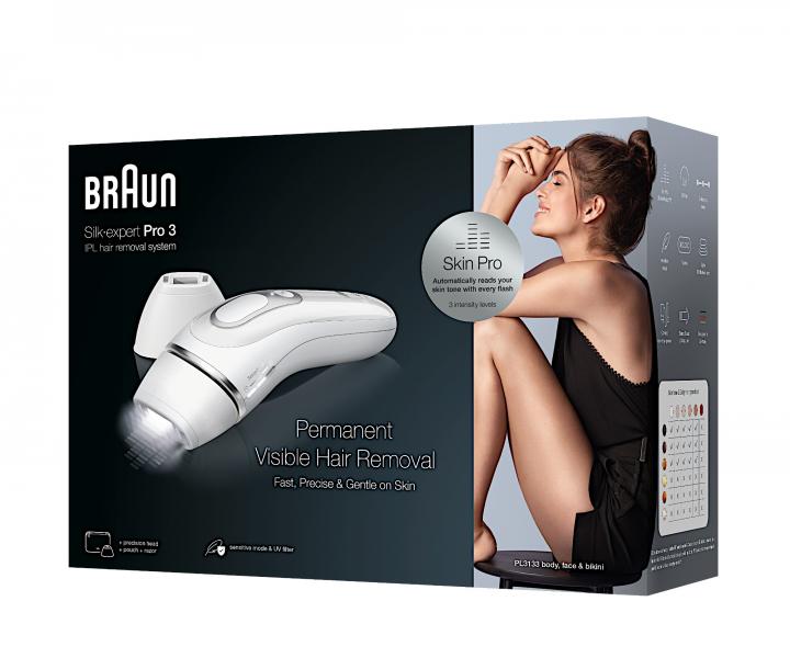 IPL epil�tor Braun Silk-expert Pro 3 - PL3133 + holiaci stroj�ek Gillete Venus Embrace zadarmo
