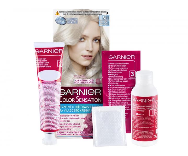 Superzosvetujci farba Garnier Color Sensation S11 oslniv strieborn