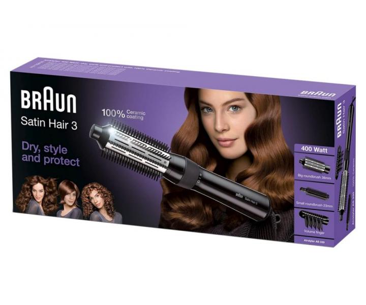 Teplovzdun kefa na vlasy Braun AS 330 - iern